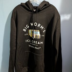 Black Graphic Hoodie From Movie Friday